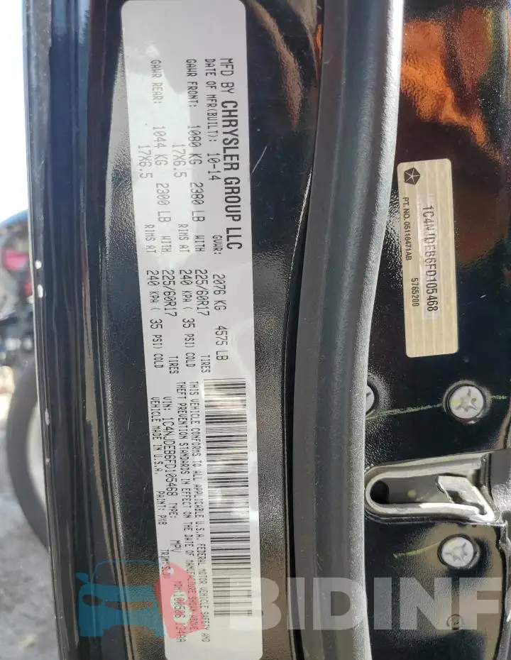1C4NJDEB6FD105468 Photo# 12