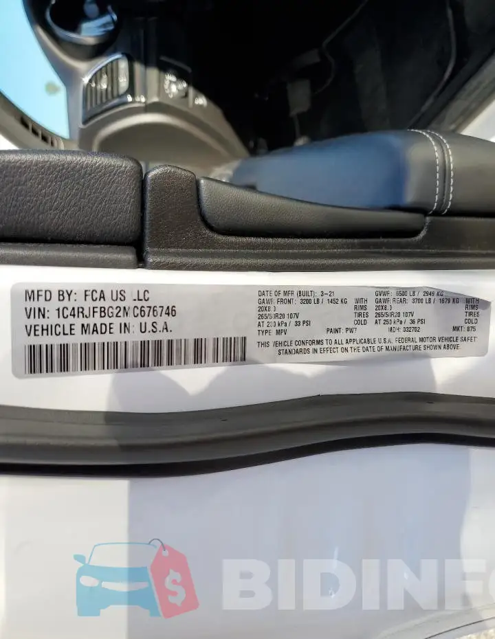 1C4RJFBG2MC676746 Photo# 13