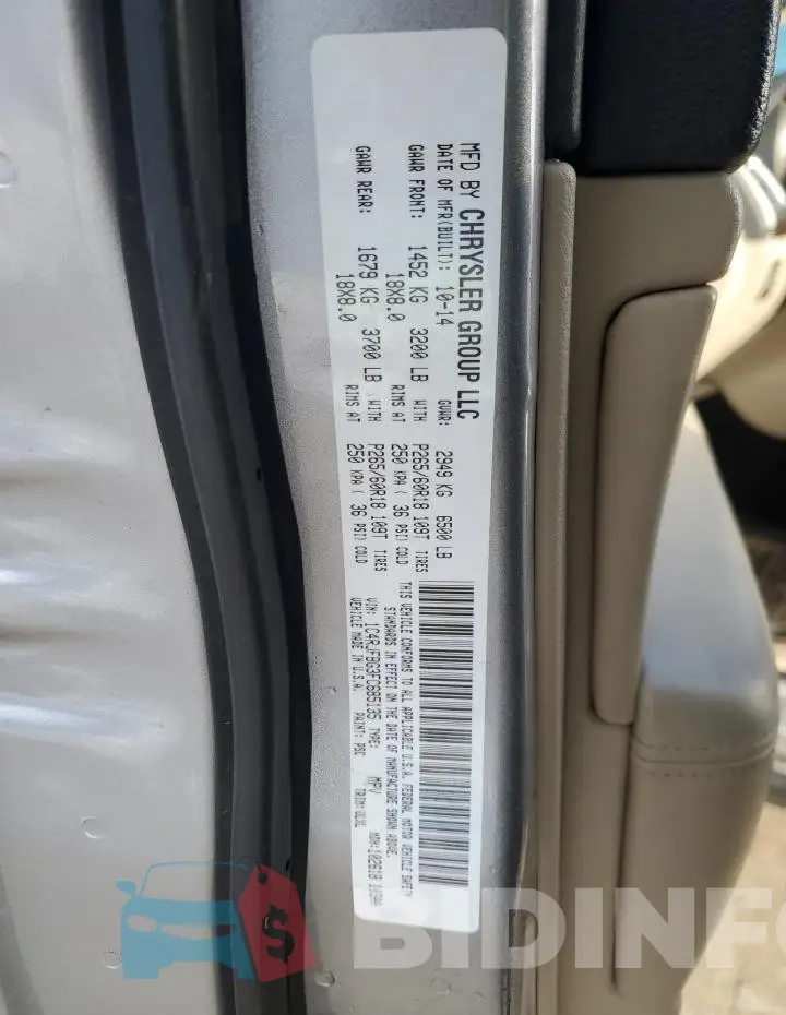 1C4RJFBG3FC685135 Photo# 12