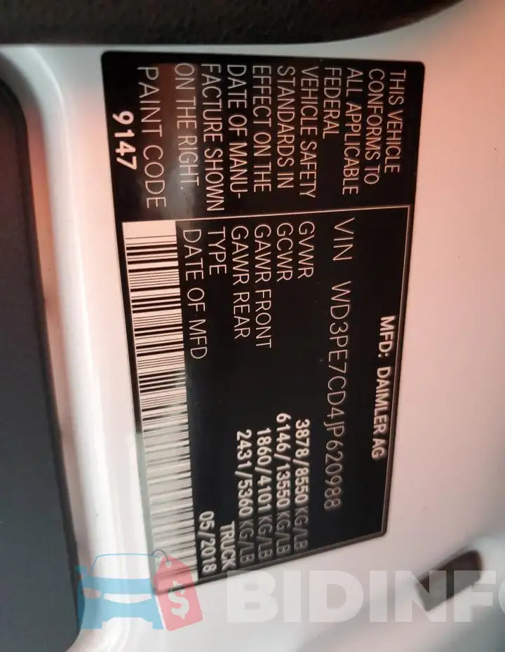 WD3PE7CD4JP620988 Photo# 13
