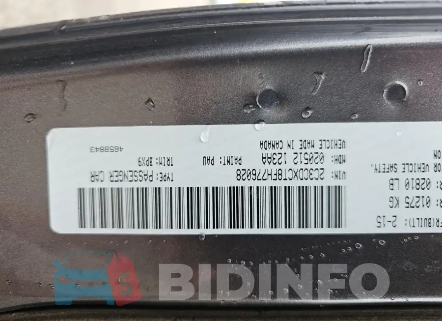 2C3CDXCT8FH776028 Photo# 10