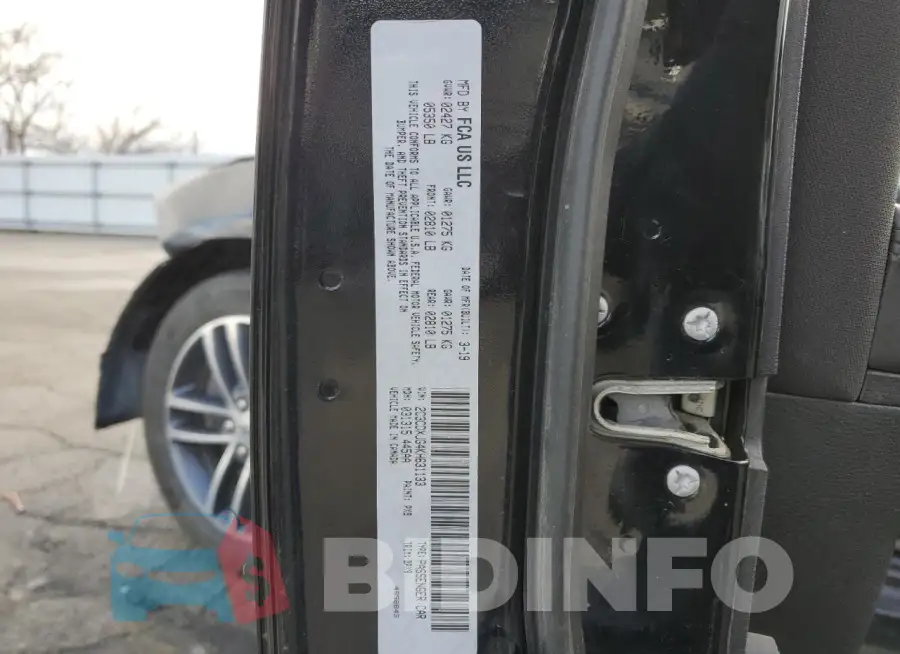 2C3CDXJG4KH631133 Photo# 13