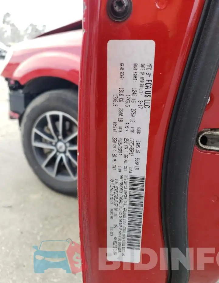 3C4PDCAB5JT167110 Photo# 13