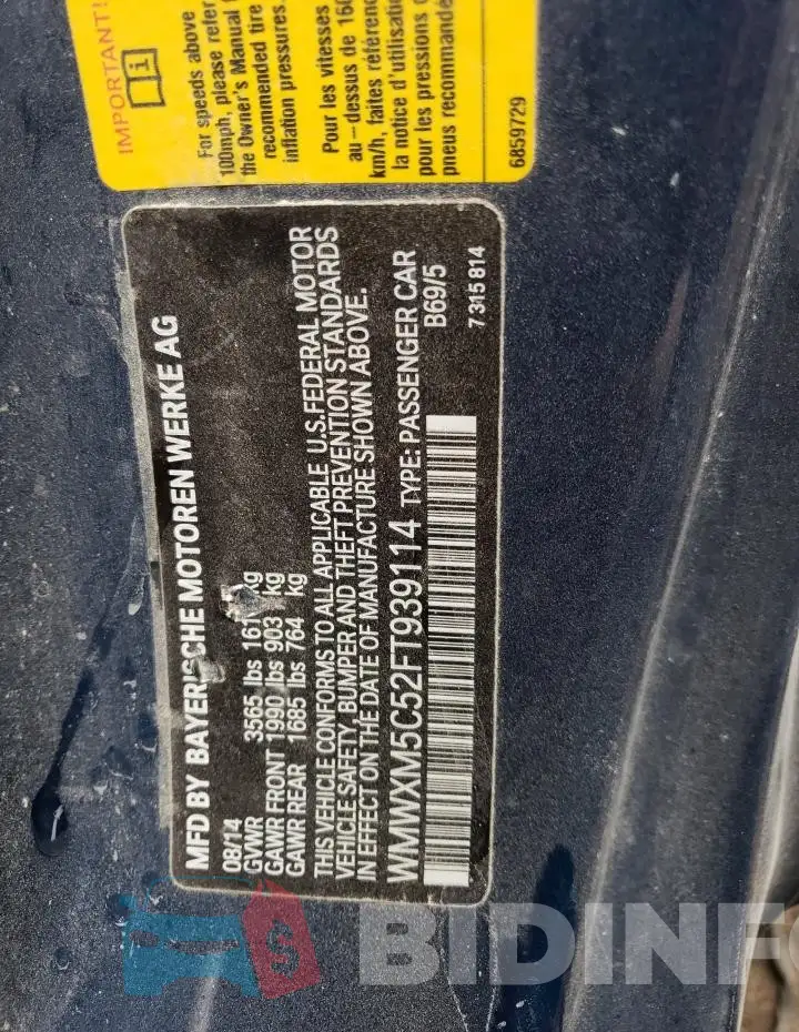 WMWXM5C52FT939114 Photo# 13