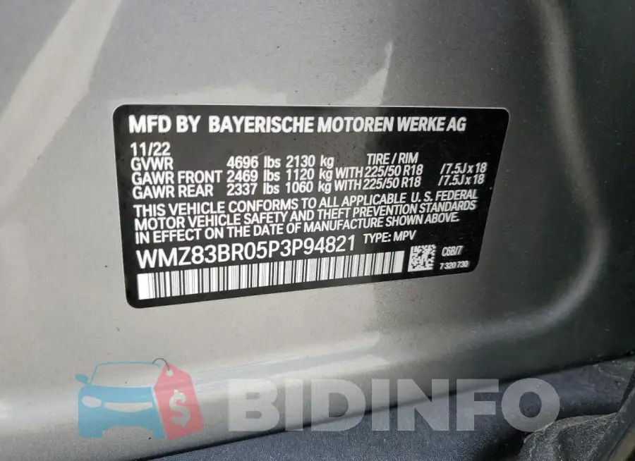 WMZ83BR05P3P94821 Photo# 12