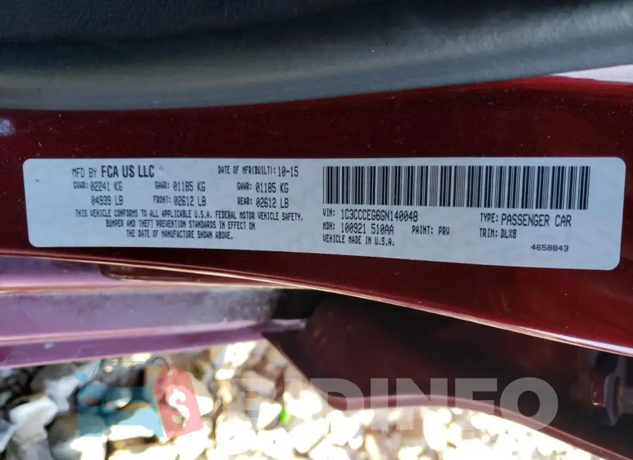 1C3CCCEG6GN140048 Photo# 12