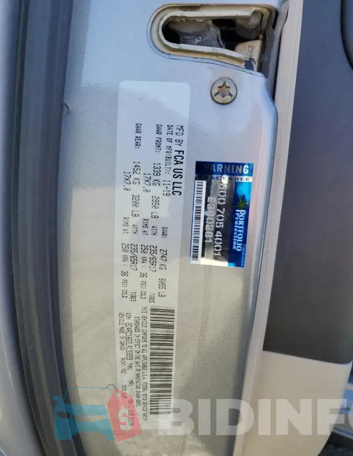 2C4RC1BG2LR133559 Photo# 13