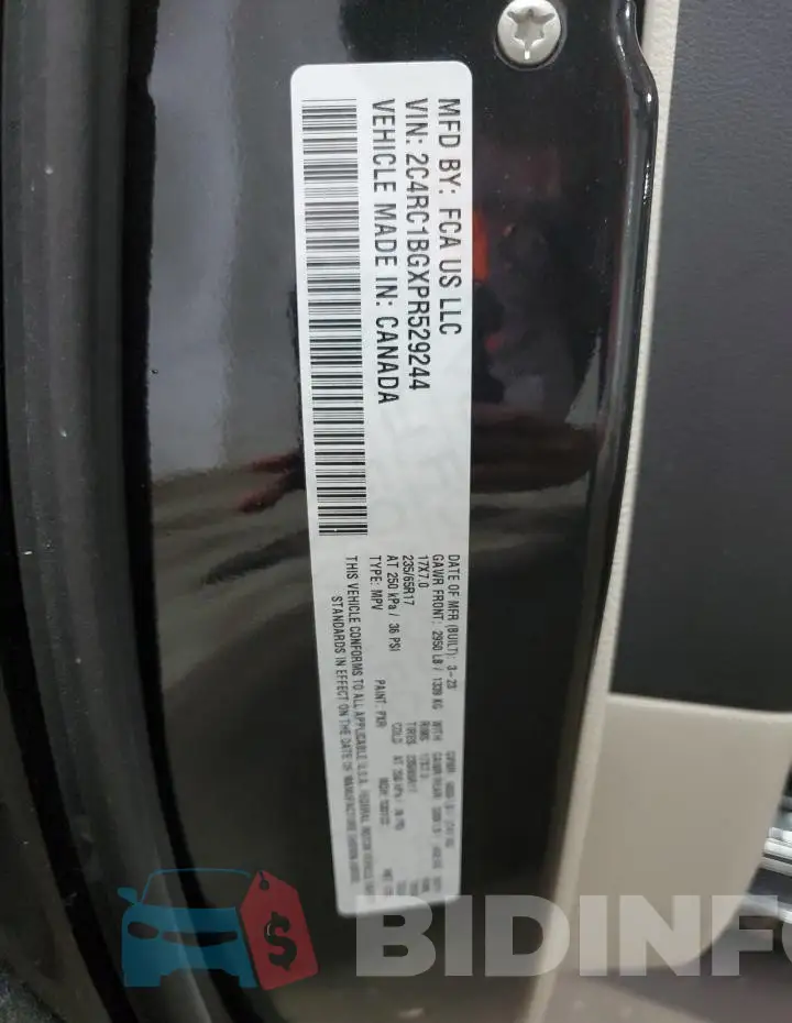 2C4RC1BGXPR529244 Photo# 14