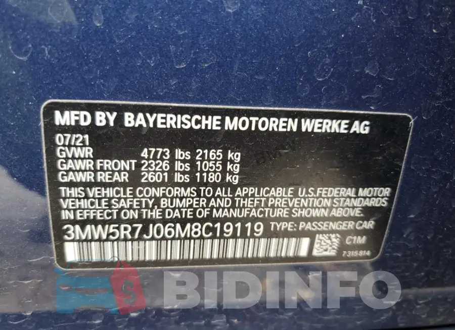 3MW5R7J06M8C19119 Photo# 12