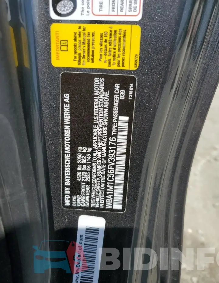 WBA1M1C56FV393176 Photo# 12