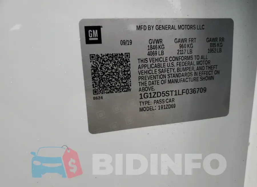1G1ZD5ST1LF036709 Photo# 12