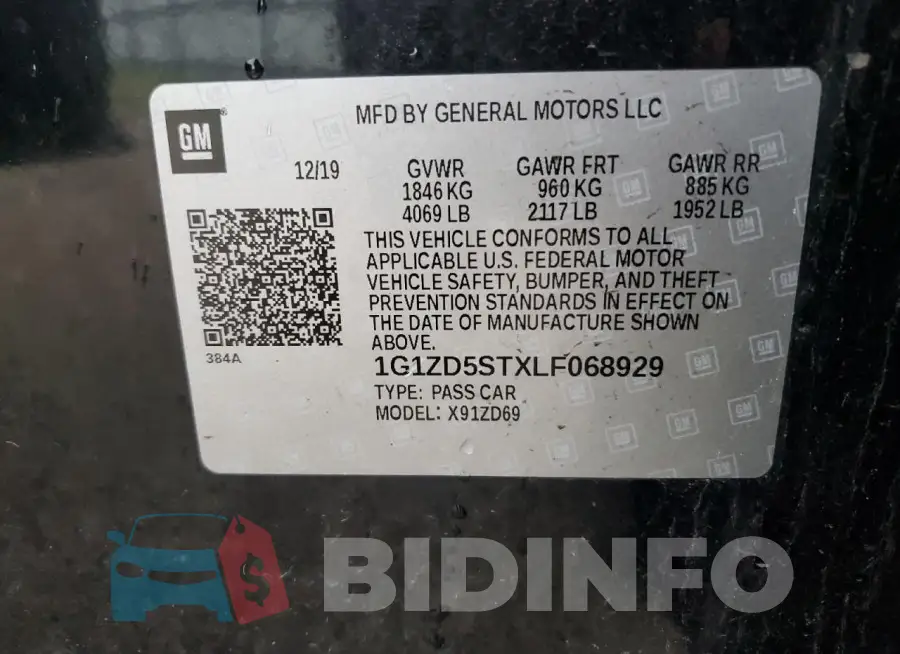 1G1ZD5STXLF068929 Photo# 13