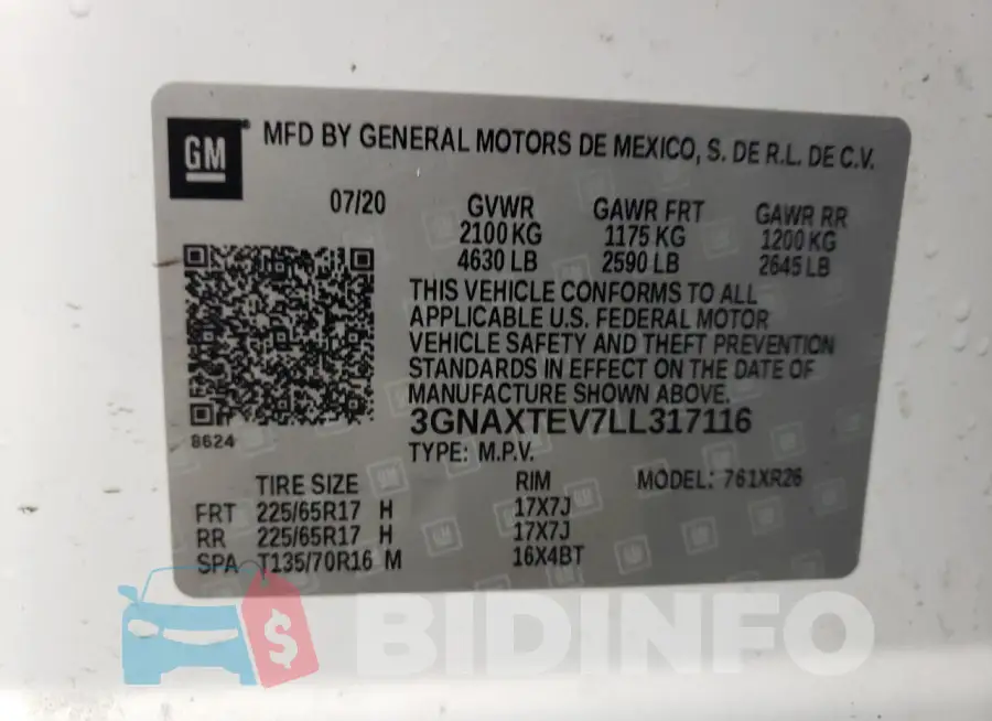 3GNAXTEV7LL317116 Photo# 12
