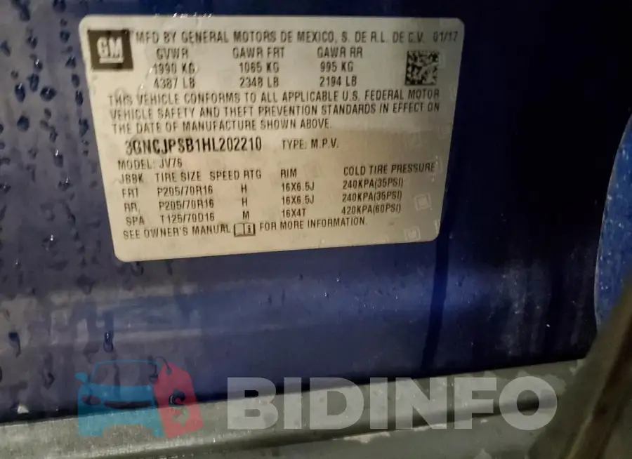 3GNCJPSB1HL202210 Photo# 13