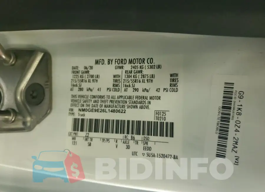 NM0GE9E26L1480622 Photo# 13