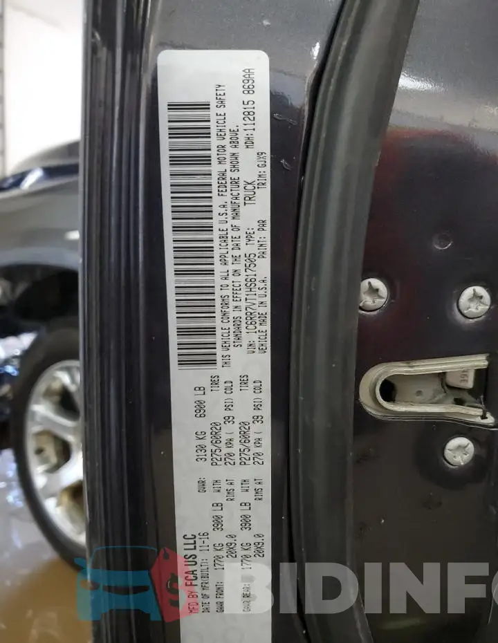1C6RR7VT1HS617505 Photo# 13