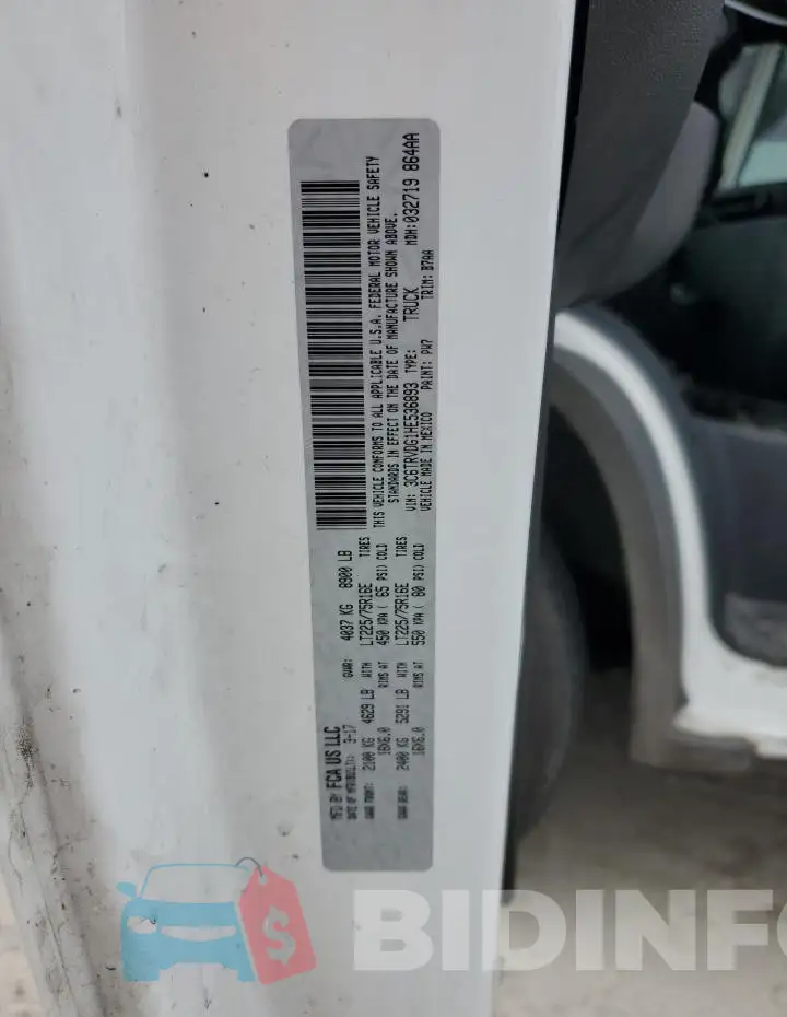 3C6TRVDG1HE536893 Photo# 12