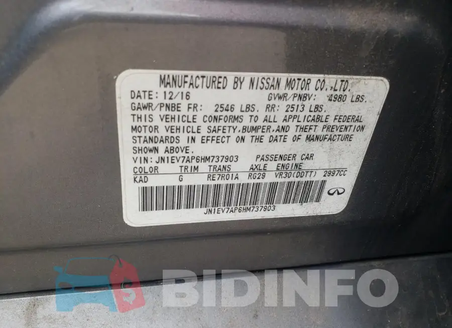 JN1EV7AP6HM737903 Photo# 12