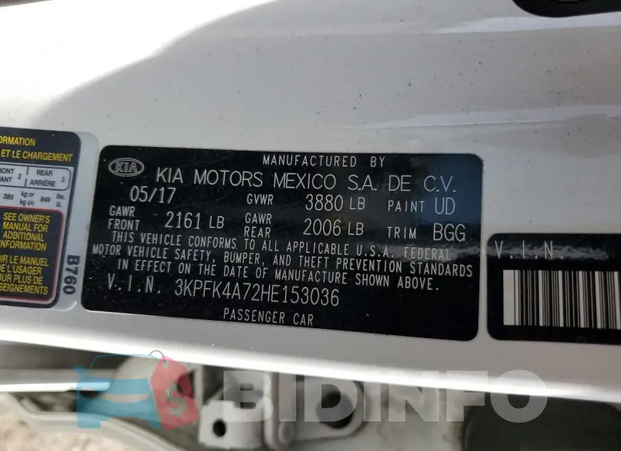 3KPFK4A72HE153036 Photo# 12