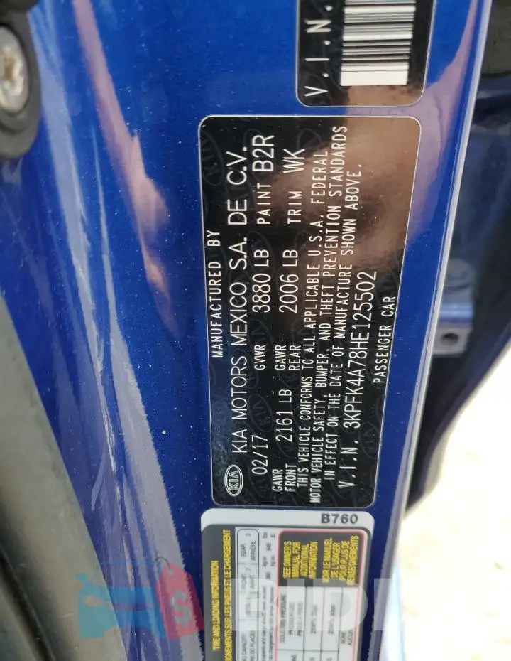 3KPFK4A78HE125502 Photo# 12