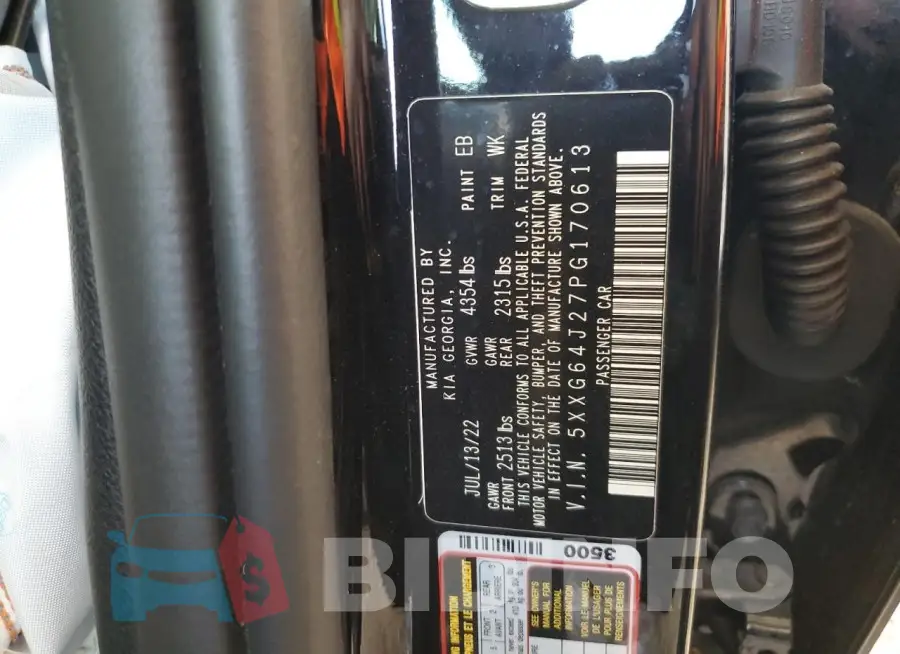 5XXG64J27PG170613 Photo# 12