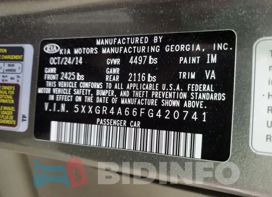 5XXGR4A66FG420741 Photo# 12