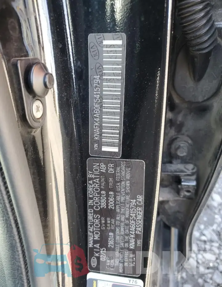 KNAFK4A60F5415794 Photo# 12