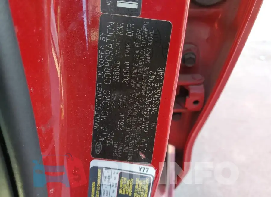 KNAFX4A69G5574042 Photo# 12