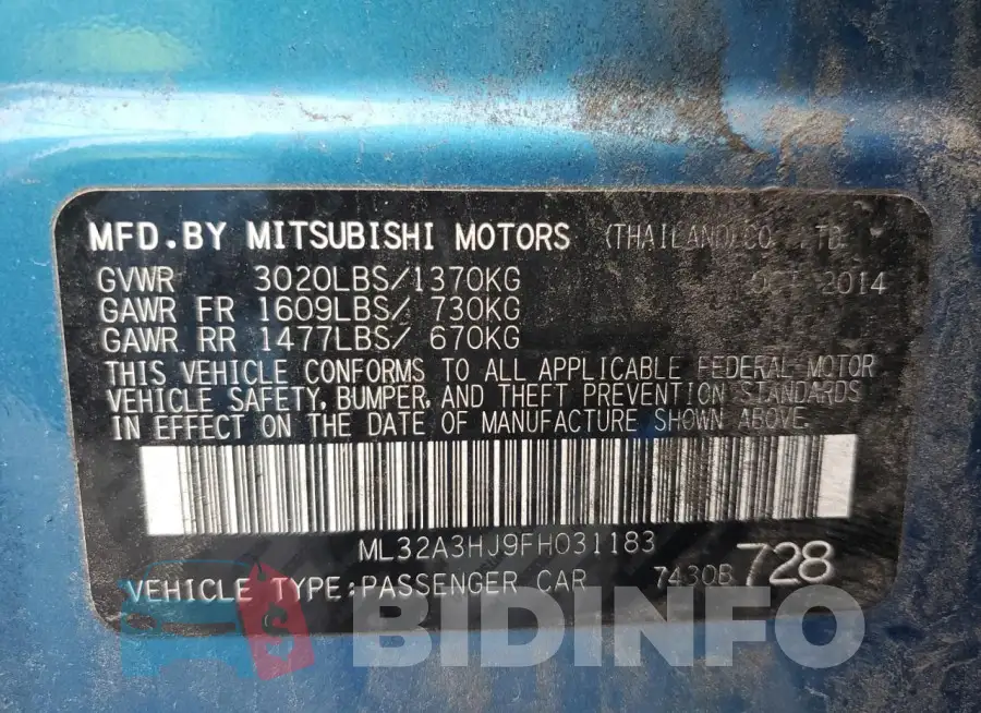 ML32A3HJ9FH031183 Photo# 12