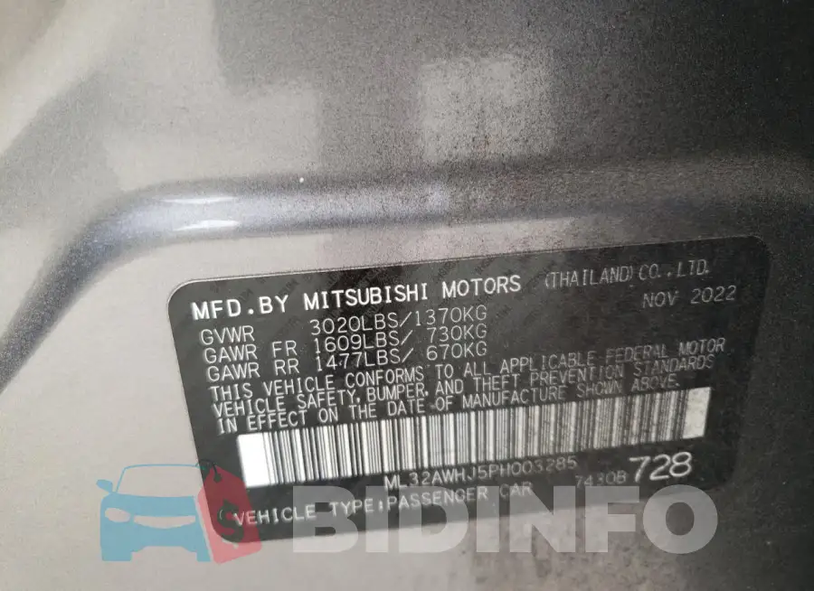 ML32AWHJ5PH003285 Photo# 12