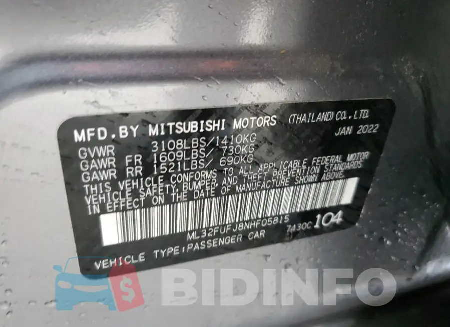 ML32FUFJ8NHF05815 Photo# 13
