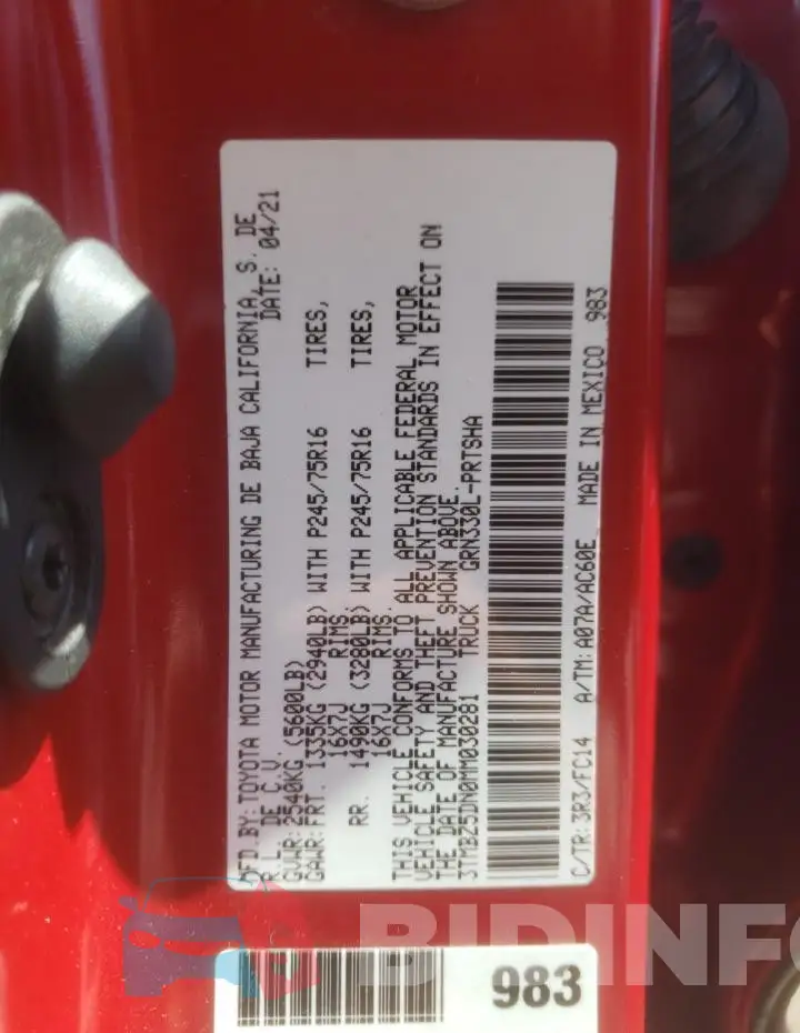 3TMBZ5DN0MM030281 Photo# 12