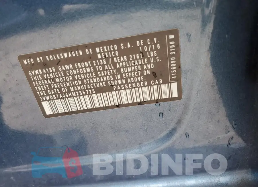 3VWDB7AJ6HM255723 Photo# 12