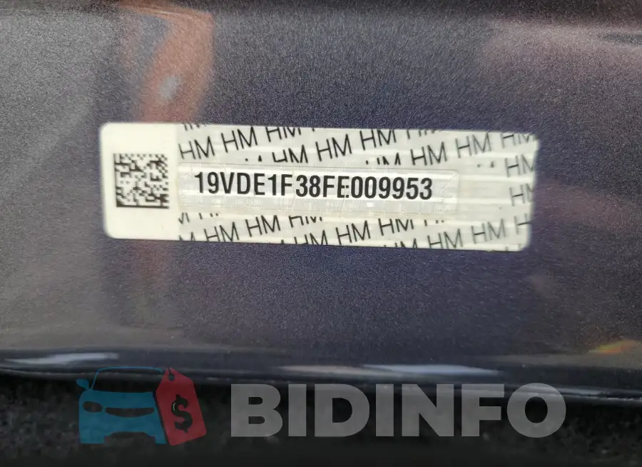 19VDE1F38FE009953 Photo# 12