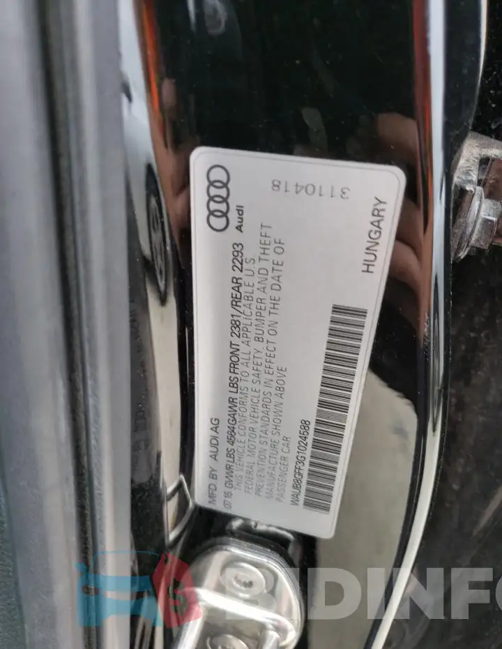 WAUB8GFF3G1024588 Photo# 13