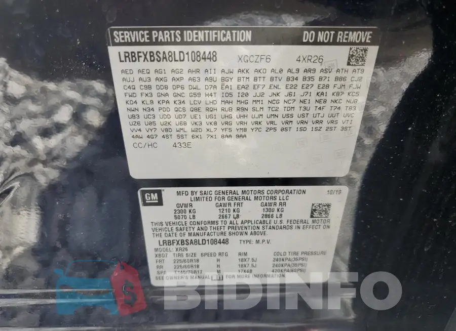 LRBFXBSA8LD108448 Photo# 13