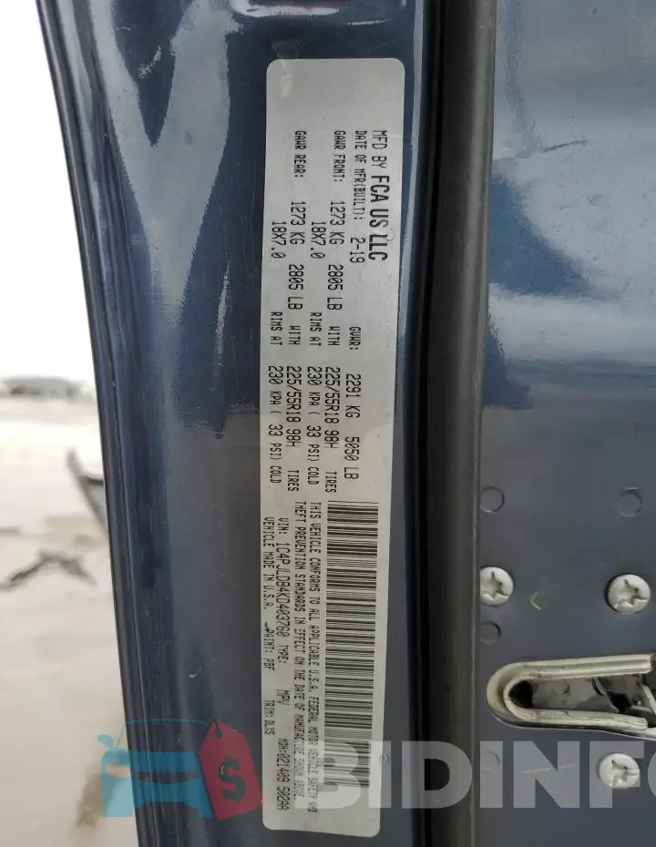 1C4PJLDB4KD403760 Photo# 12