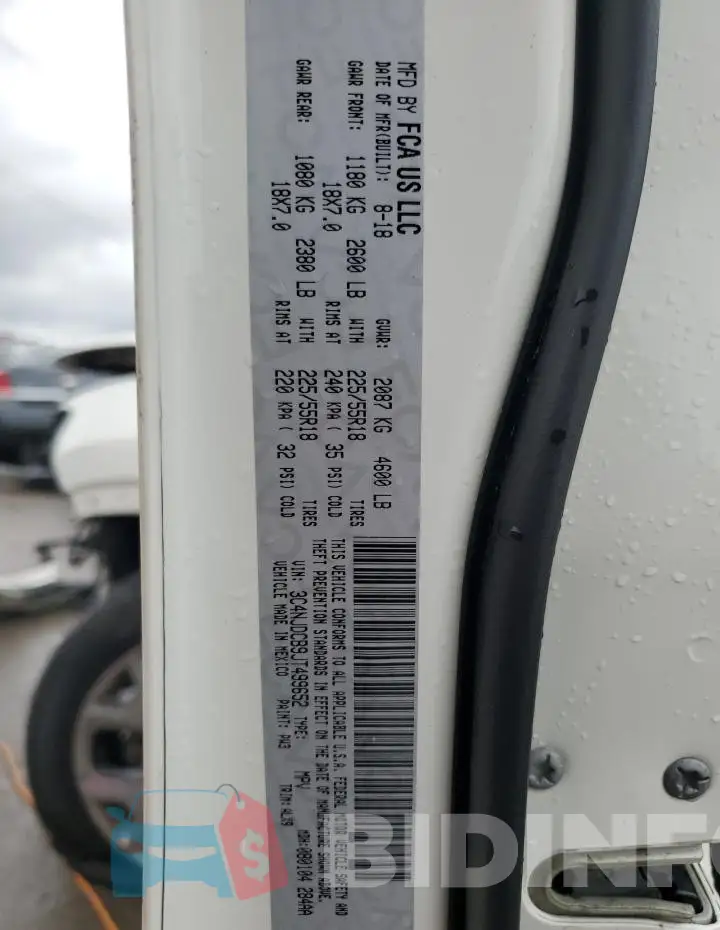 3C4NJDCB9JT499652 Photo# 14