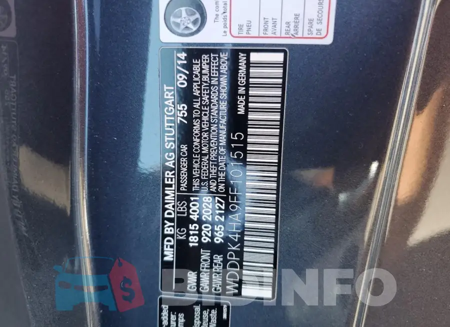 WDDPK4HA9FF101515 Photo# 12