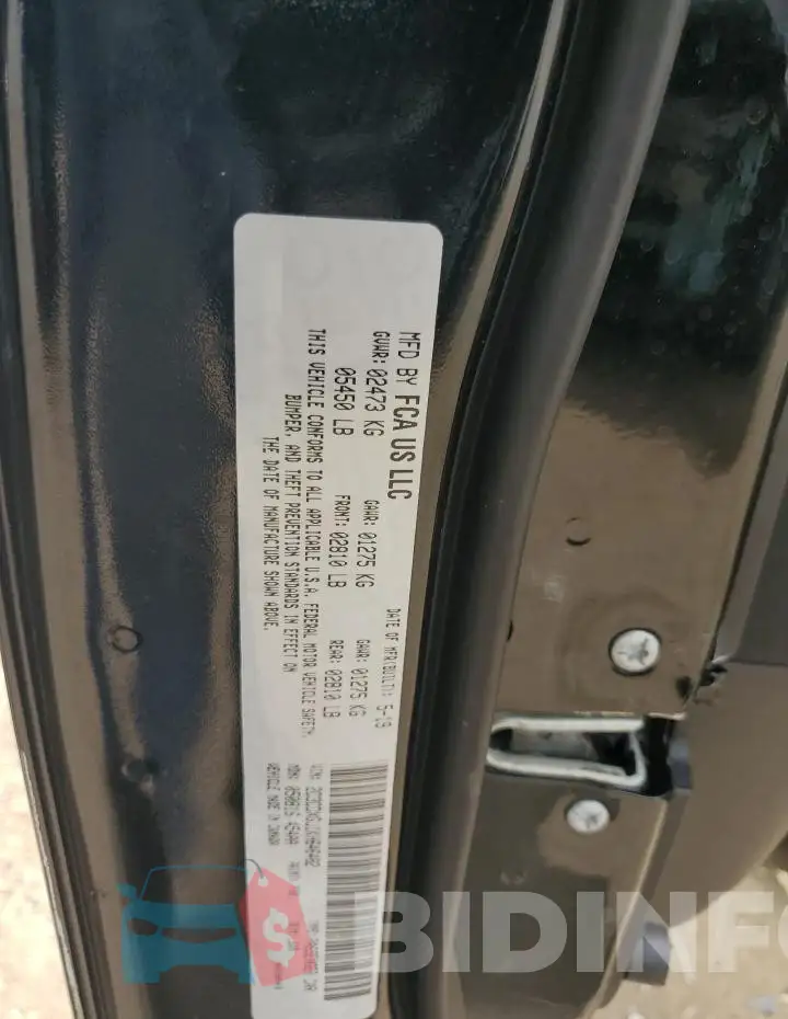 2C3CDXGJ1KH646482 Photo# 12