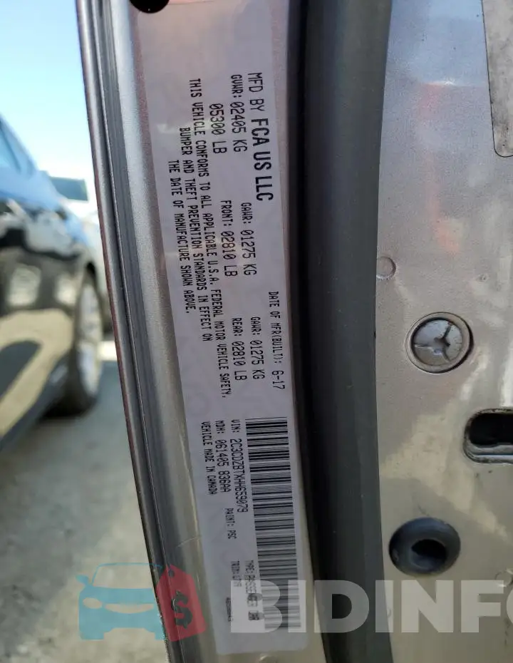 2C3CDZBTXHH659079 Photo# 12