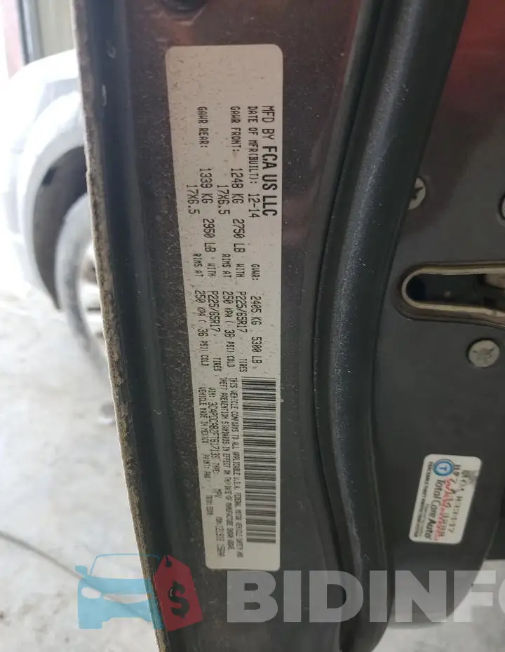3C4PDCAB2FT617139 Photo# 14