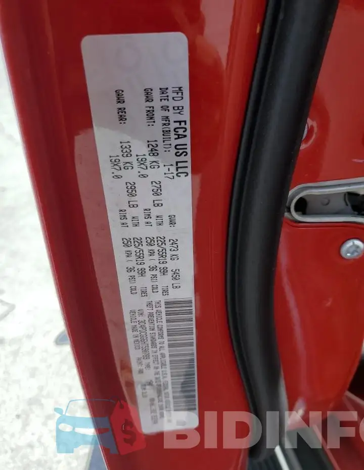 3C4PDCGG6HT590789 Photo# 13