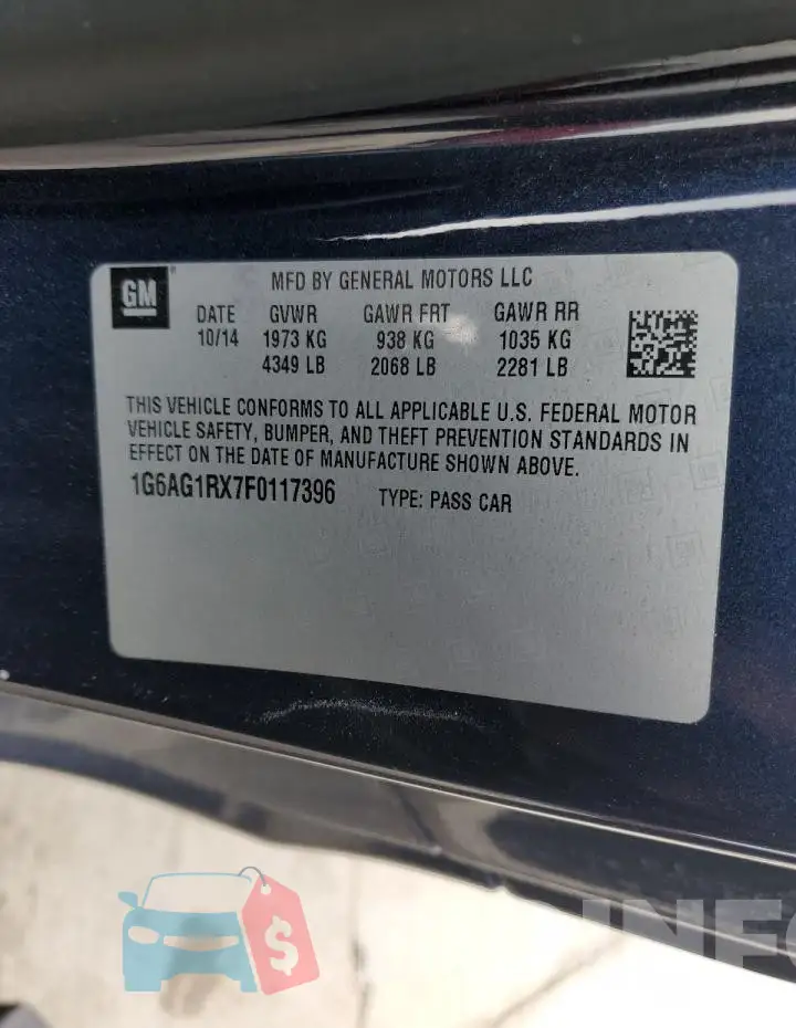 1G6AG1RX7F0117396 Photo# 12