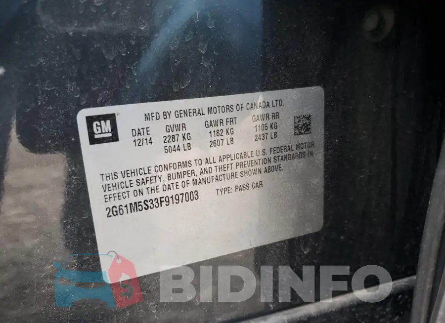 2G61M5S33F9197003 Photo# 12
