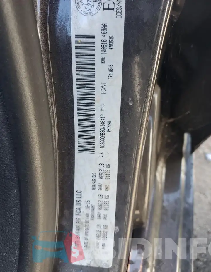 1C3CCCAB9GN140412 Photo# 13