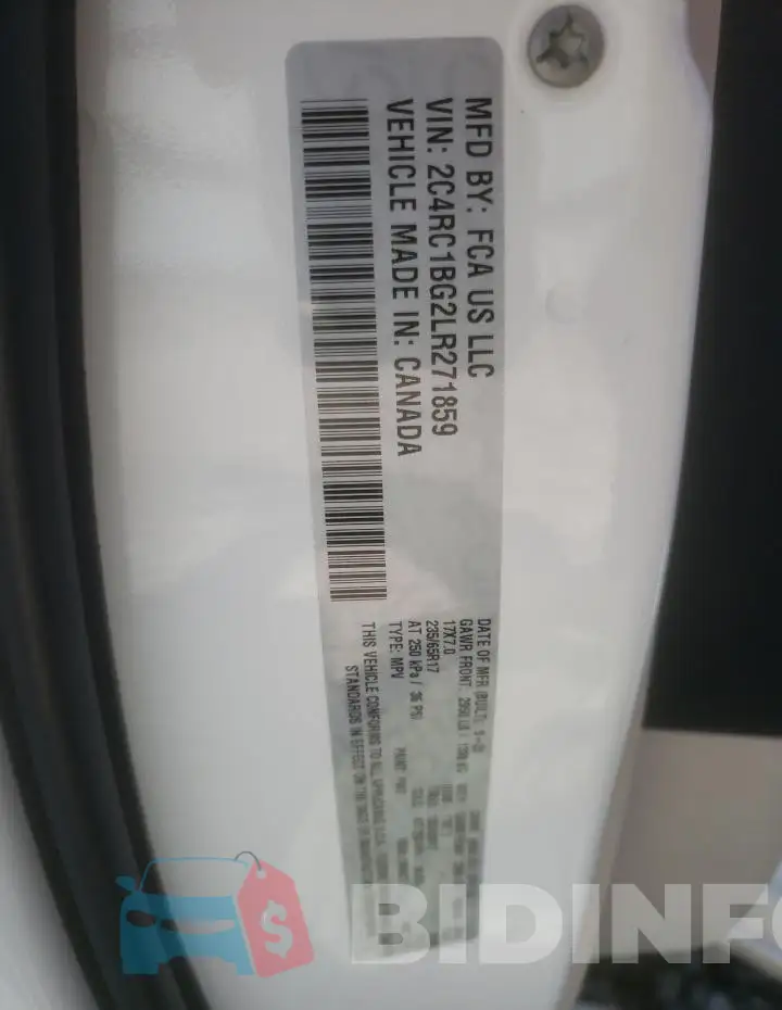 2C4RC1BG2LR271859 Photo# 13