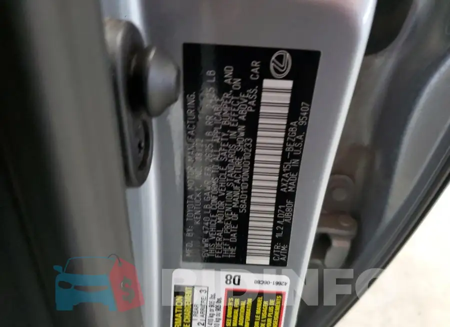 58AD11D10NU010233 Photo# 12