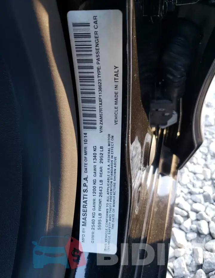 ZAM57RTAXF1138623 Photo# 12