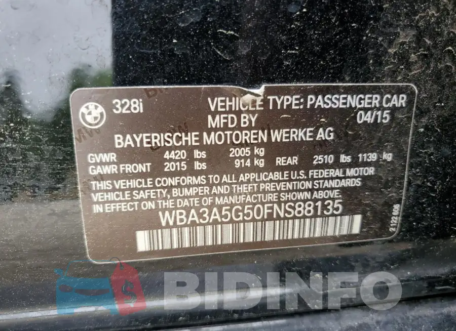 WBA3A5G50FNS88135 Photo# 12